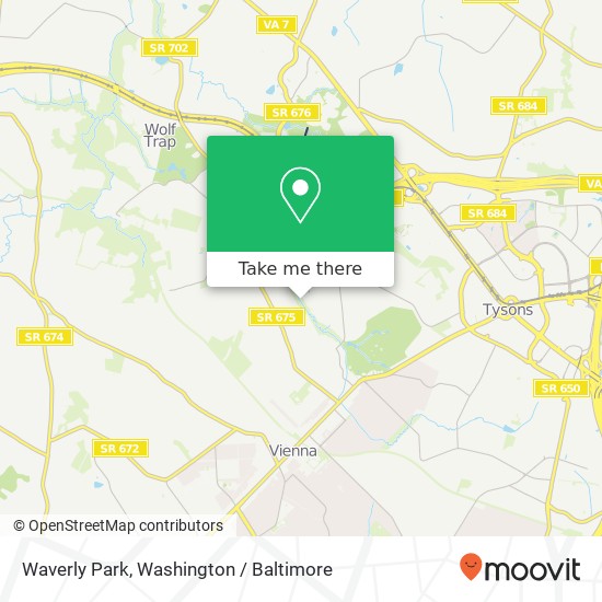 Mapa de Waverly Park