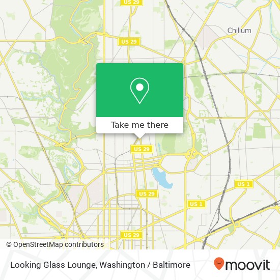 Mapa de Looking Glass Lounge