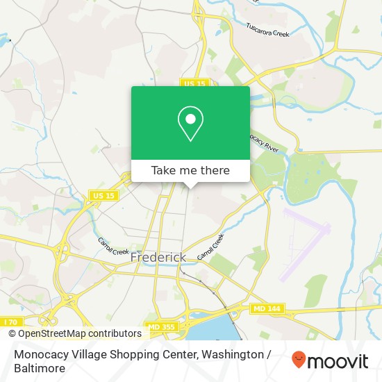 Monocacy Village Shopping Center map