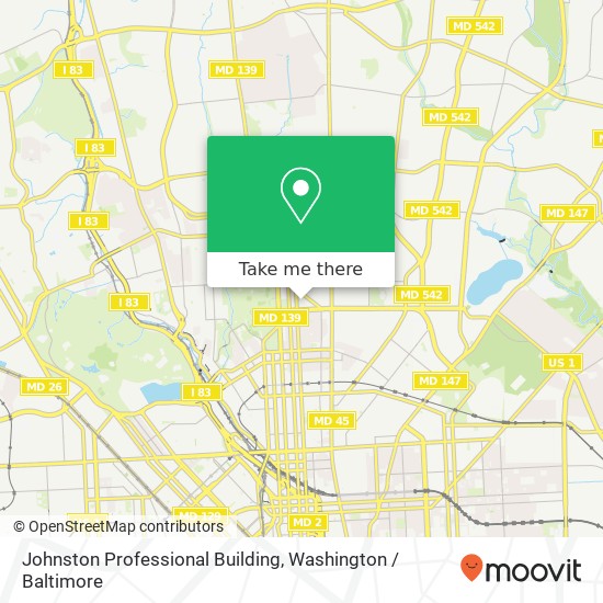 Mapa de Johnston Professional Building