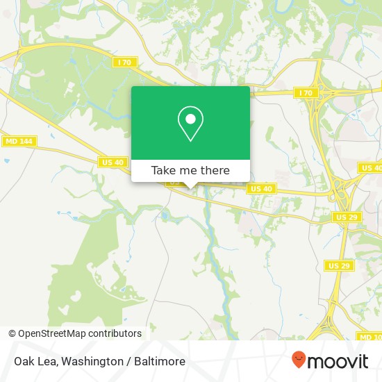 Mapa de Oak Lea