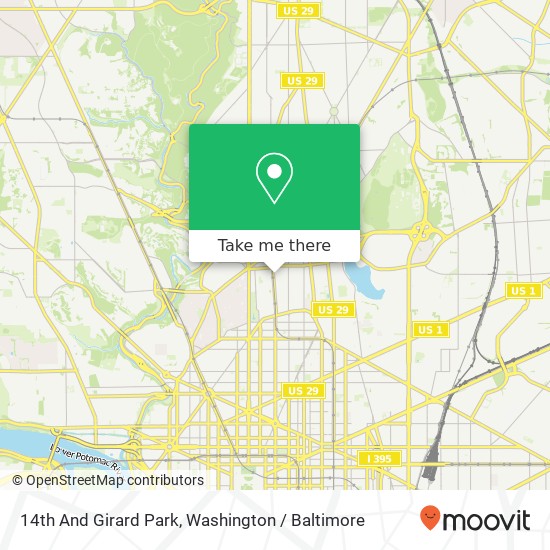 Mapa de 14th And Girard Park