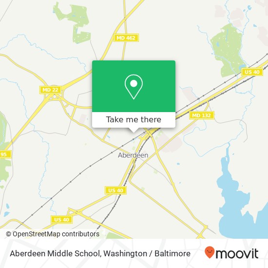 Mapa de Aberdeen Middle School