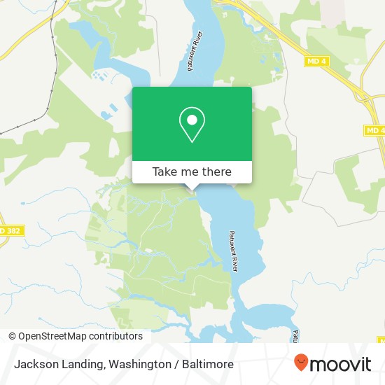 Jackson Landing map