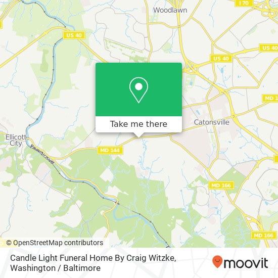 Candle Light Funeral Home By Craig Witzke map
