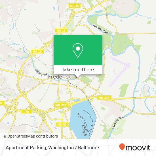 Mapa de Apartment Parking