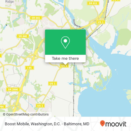 Boost Mobile map