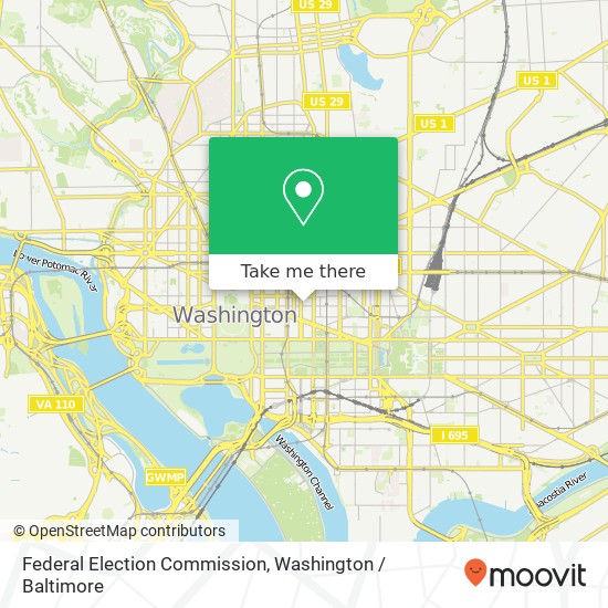 Mapa de Federal Election Commission