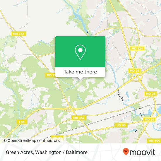 Mapa de Green Acres