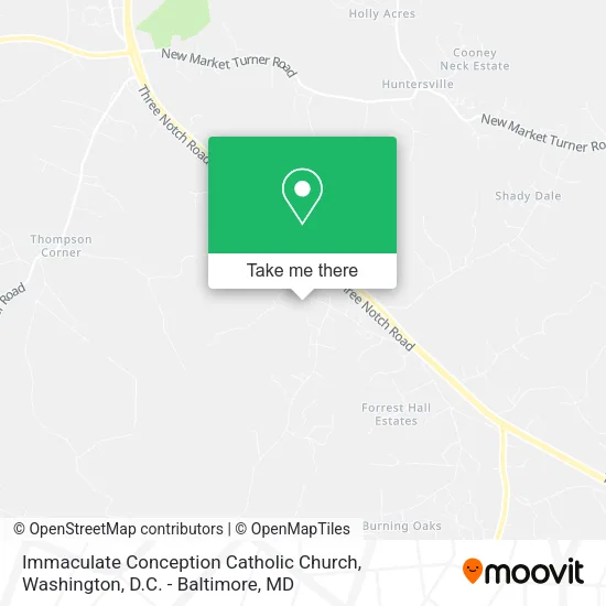 Immaculate Conception Catholic Church map