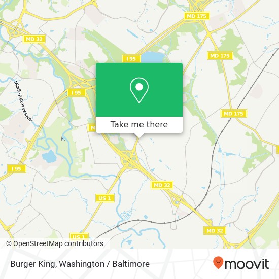 Burger King map