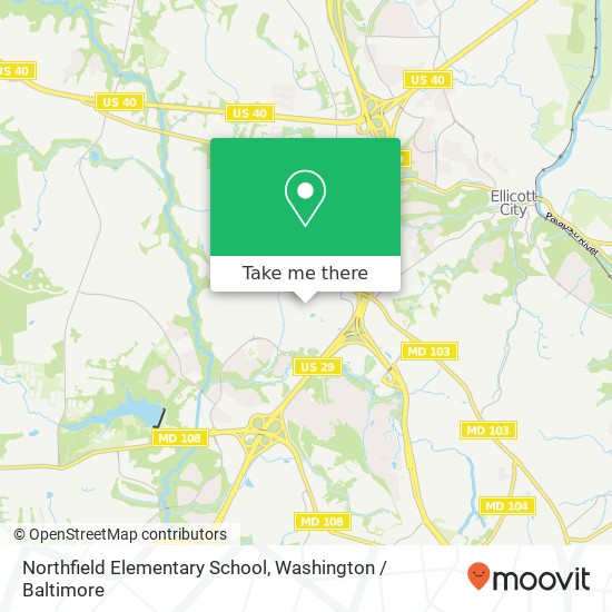 Mapa de Northfield Elementary School