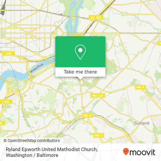 Ryland Epworth United Methodist Church map