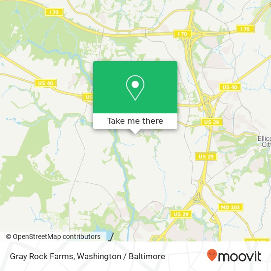 Mapa de Gray Rock Farms