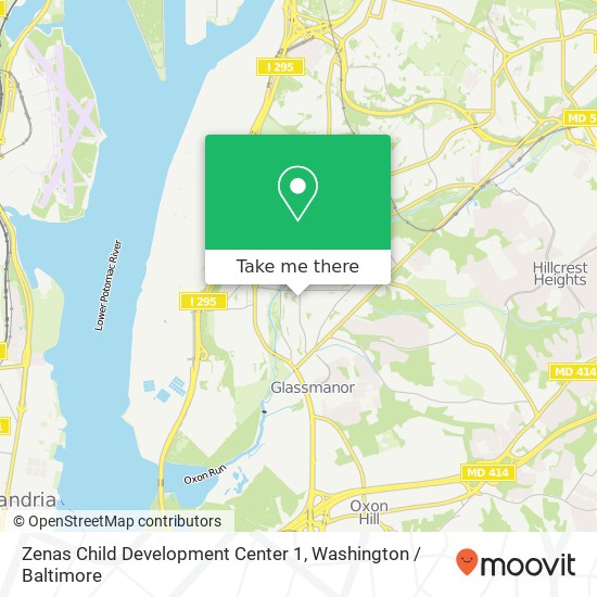 Mapa de Zenas Child Development Center 1