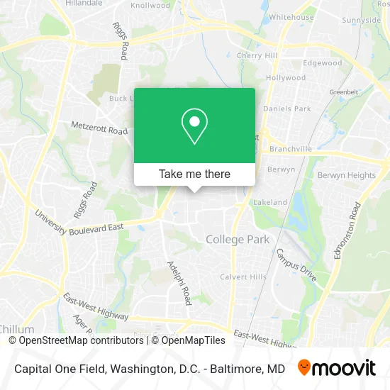 Mapa de Capital One Field