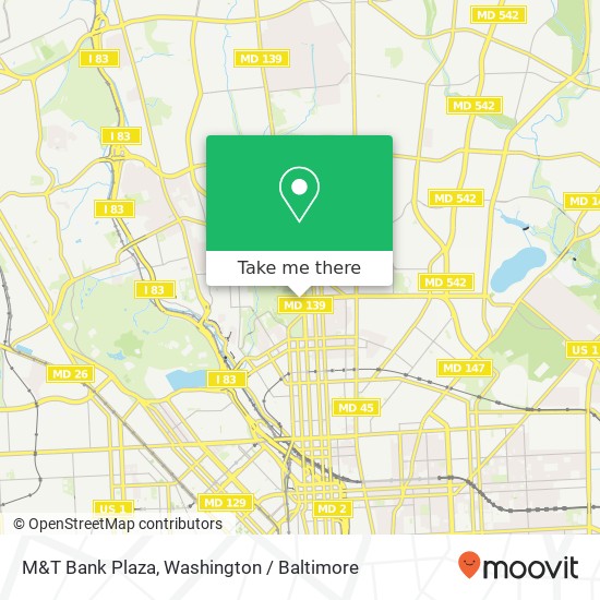 Mapa de M&T Bank Plaza