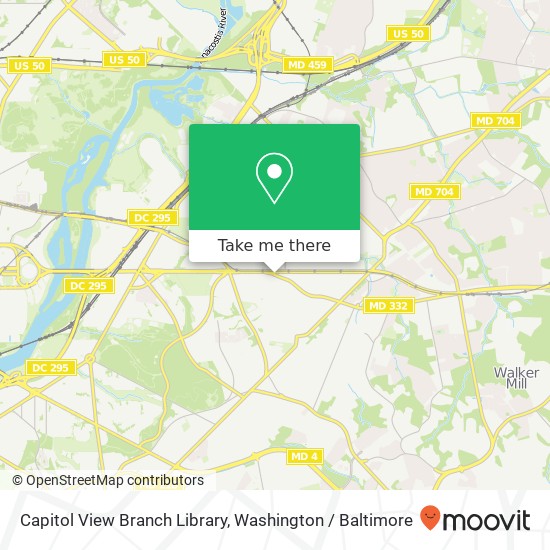 Mapa de Capitol View Branch Library