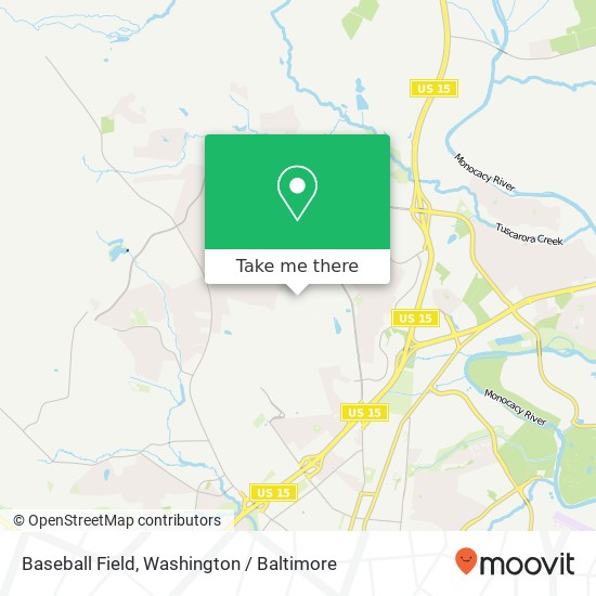 Baseball Field map