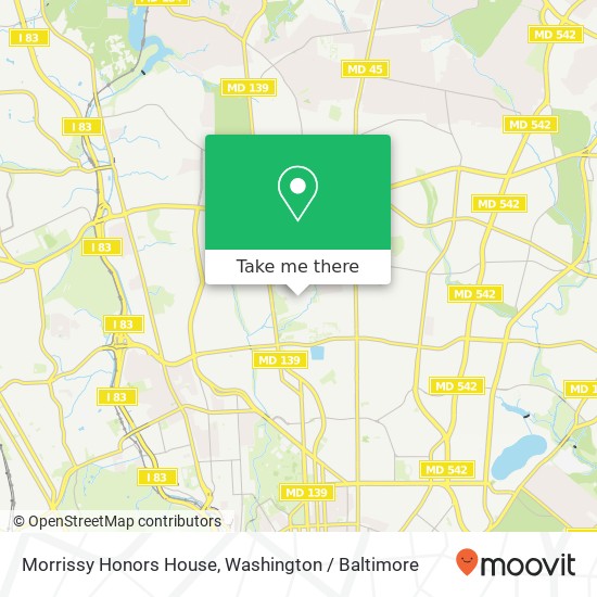 Morrissy Honors House map