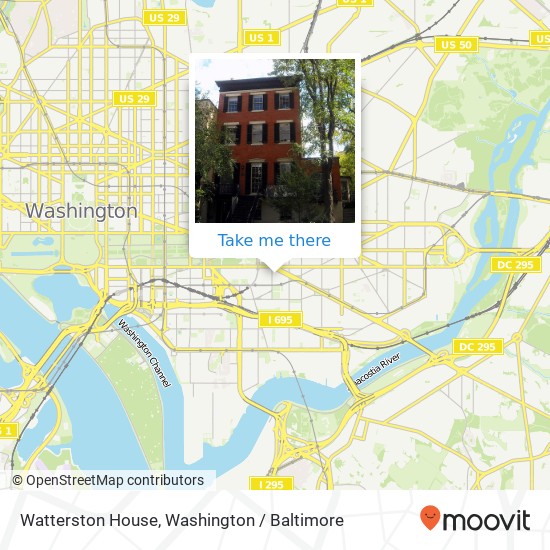 Mapa de Watterston House