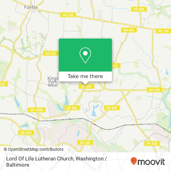 Lord Of Life Lutheran Church map