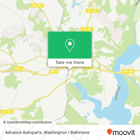 Mapa de Advance Autoparts