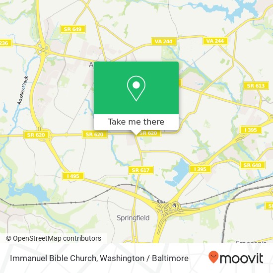 Mapa de Immanuel Bible Church