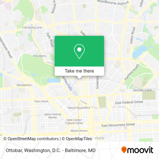 Ottobar map