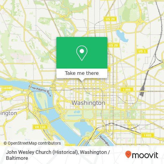 Mapa de John Wesley Church (Historical)