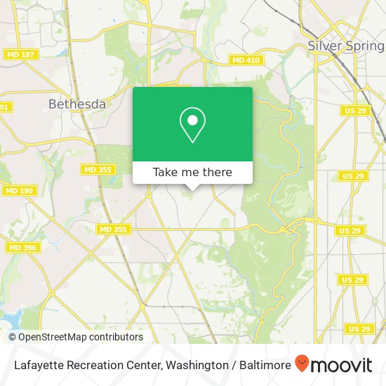 Mapa de Lafayette Recreation Center