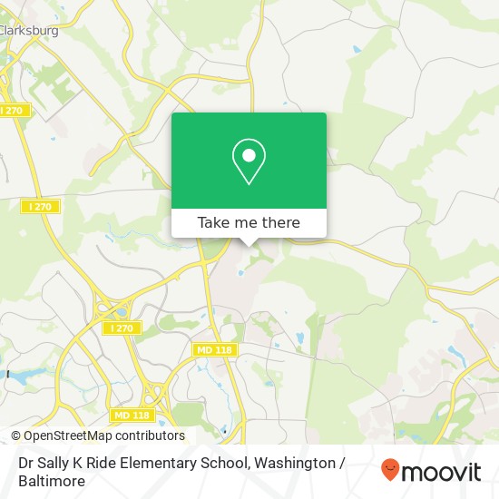 Mapa de Dr Sally K Ride Elementary School