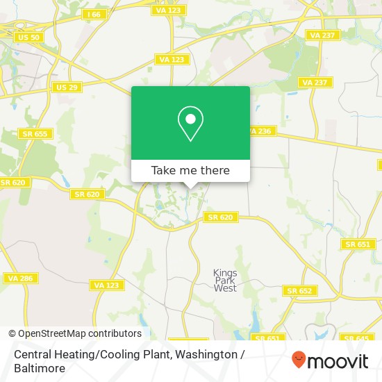 Mapa de Central Heating/Cooling Plant