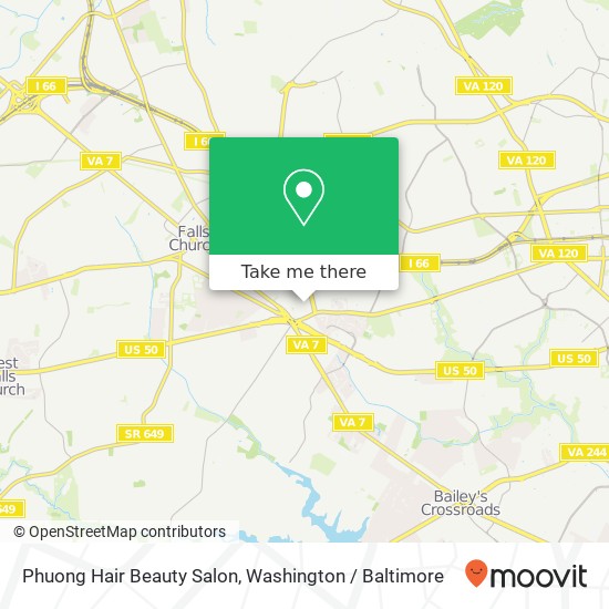 Mapa de Phuong Hair Beauty Salon