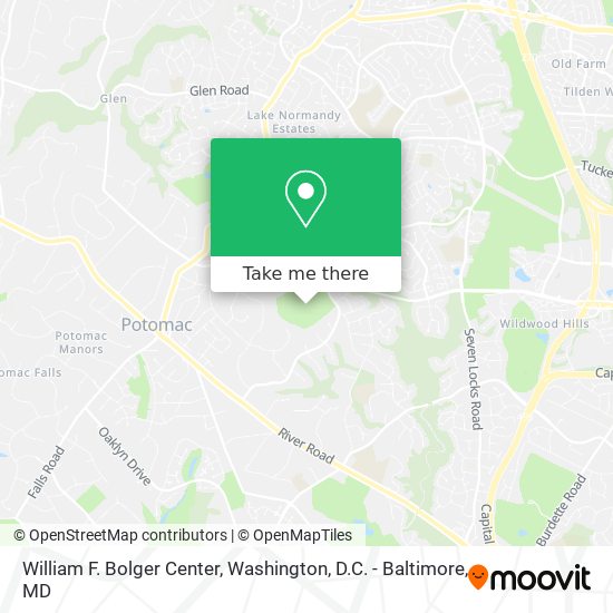 Mapa de William F. Bolger Center