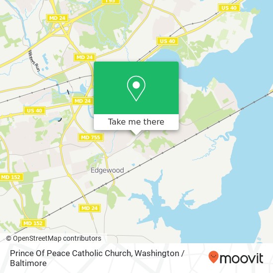 Mapa de Prince Of Peace Catholic Church