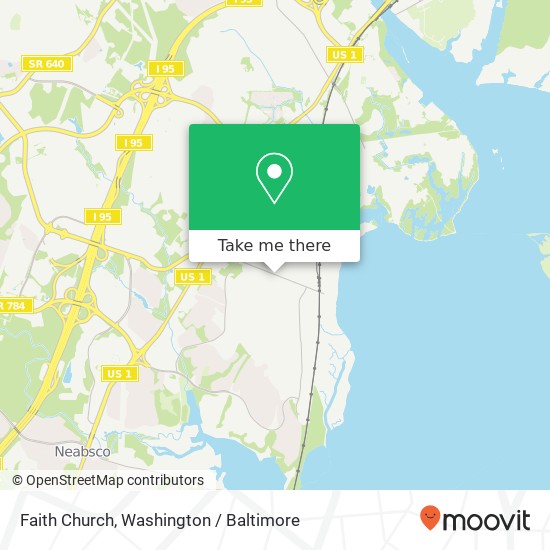 Faith Church map