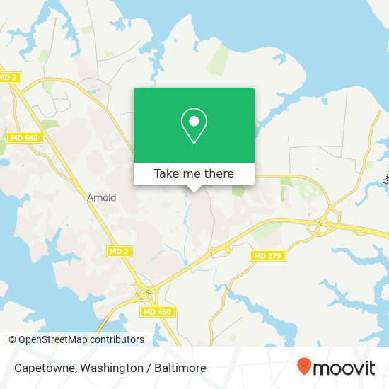 Mapa de Capetowne