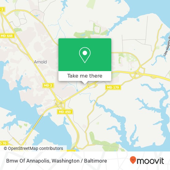 Bmw Of Annapolis map