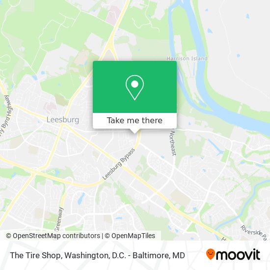 The Tire Shop map