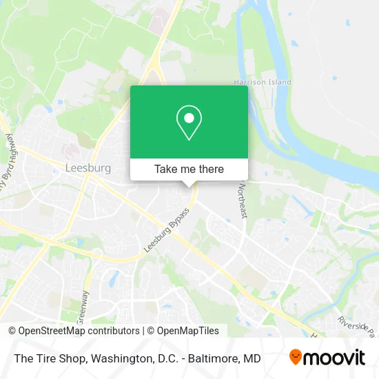 The Tire Shop map