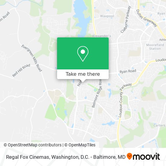 Regal Fox Cinemas map