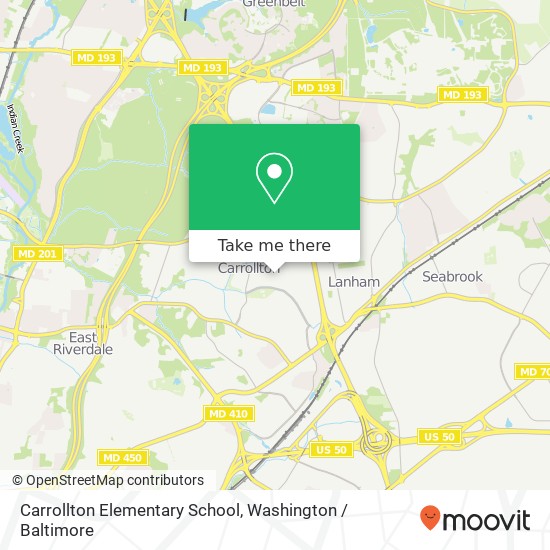 Carrollton Elementary School map