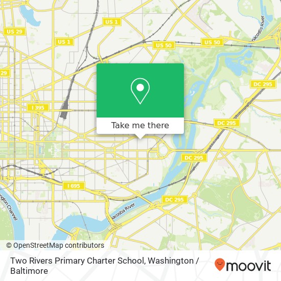 Two Rivers Primary Charter School map