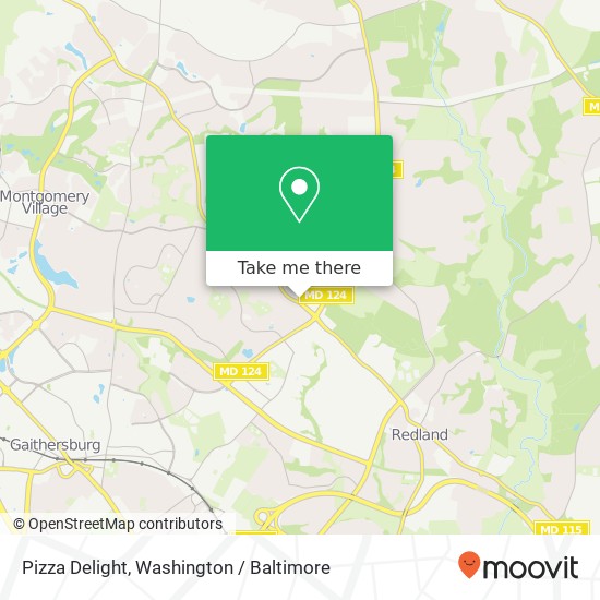 Pizza Delight map