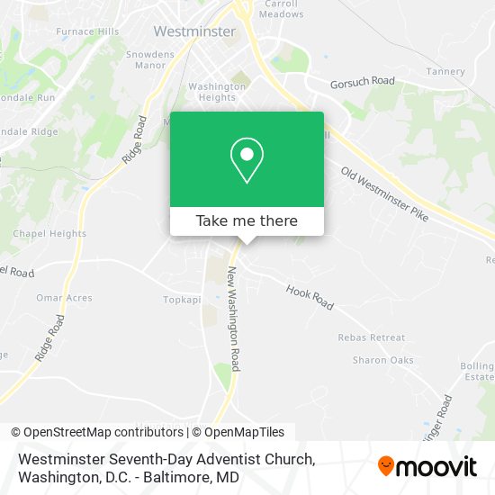 Westminster Seventh-Day Adventist Church map