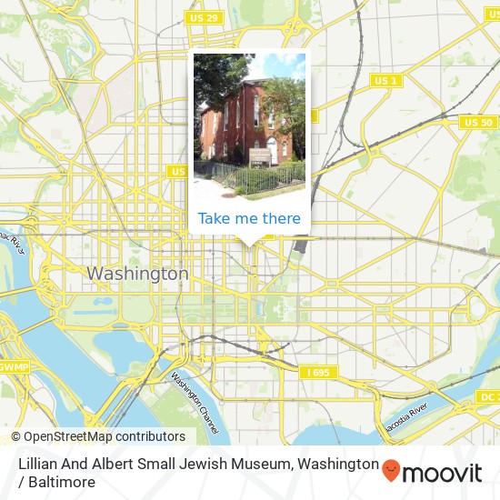 Mapa de Lillian And Albert Small Jewish Museum