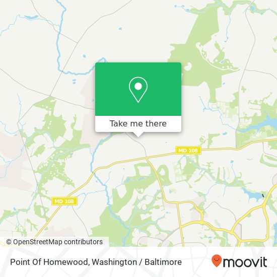 Point Of Homewood map