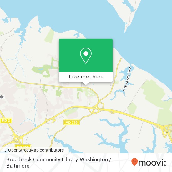 Mapa de Broadneck Community Library