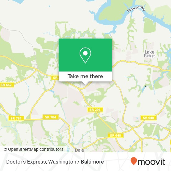 Mapa de Doctor's Express